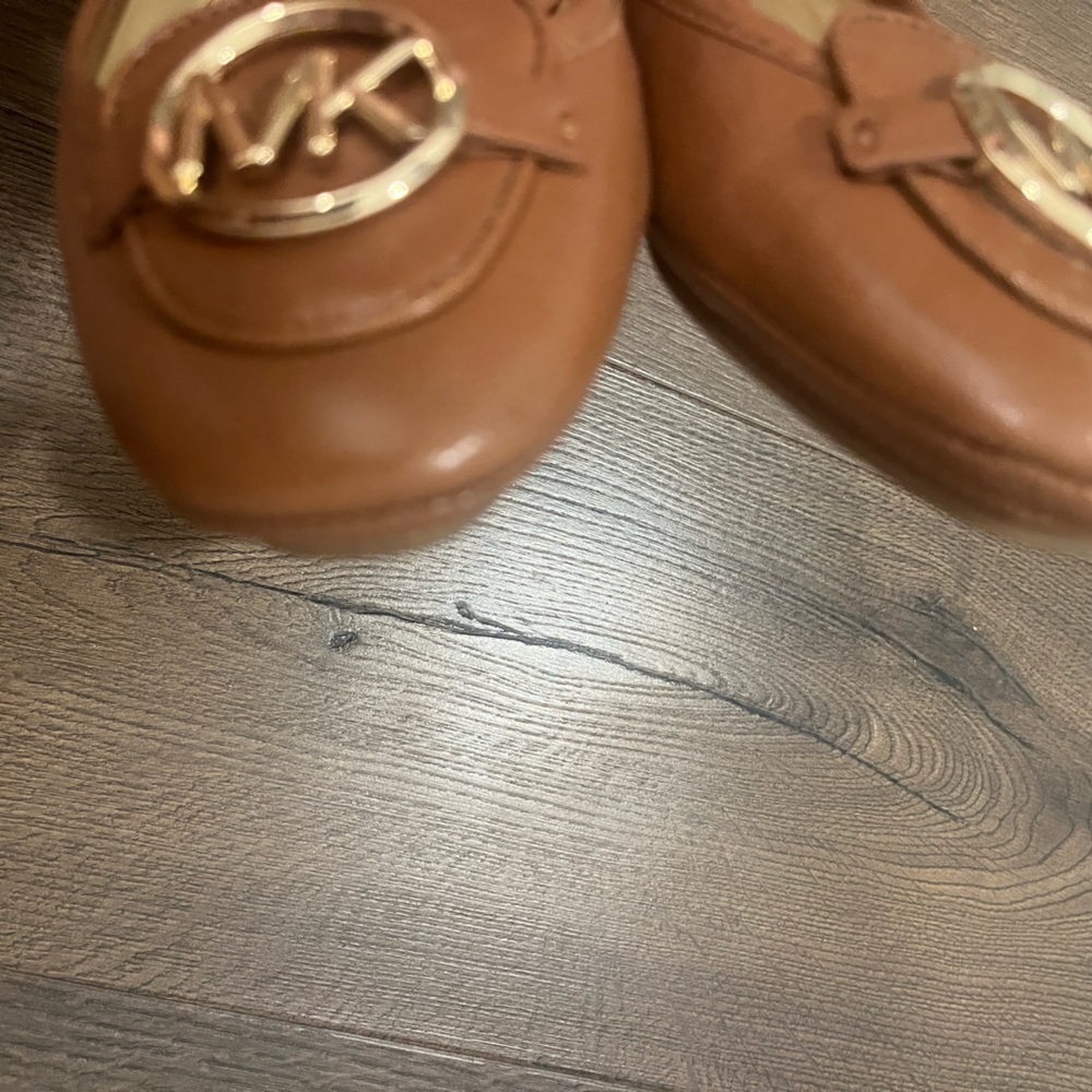 Michael Kors Brown Leather Women's Flats - Picture 6 of 6